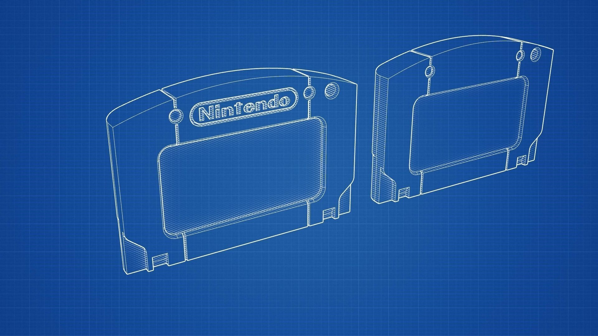 Nintendo 64 Cartridge Keychain 3D print model_3