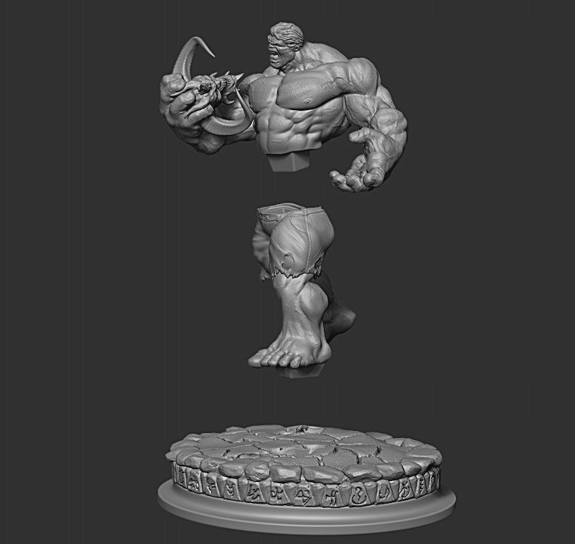 Hulk Vs Diablo 3D print model_10