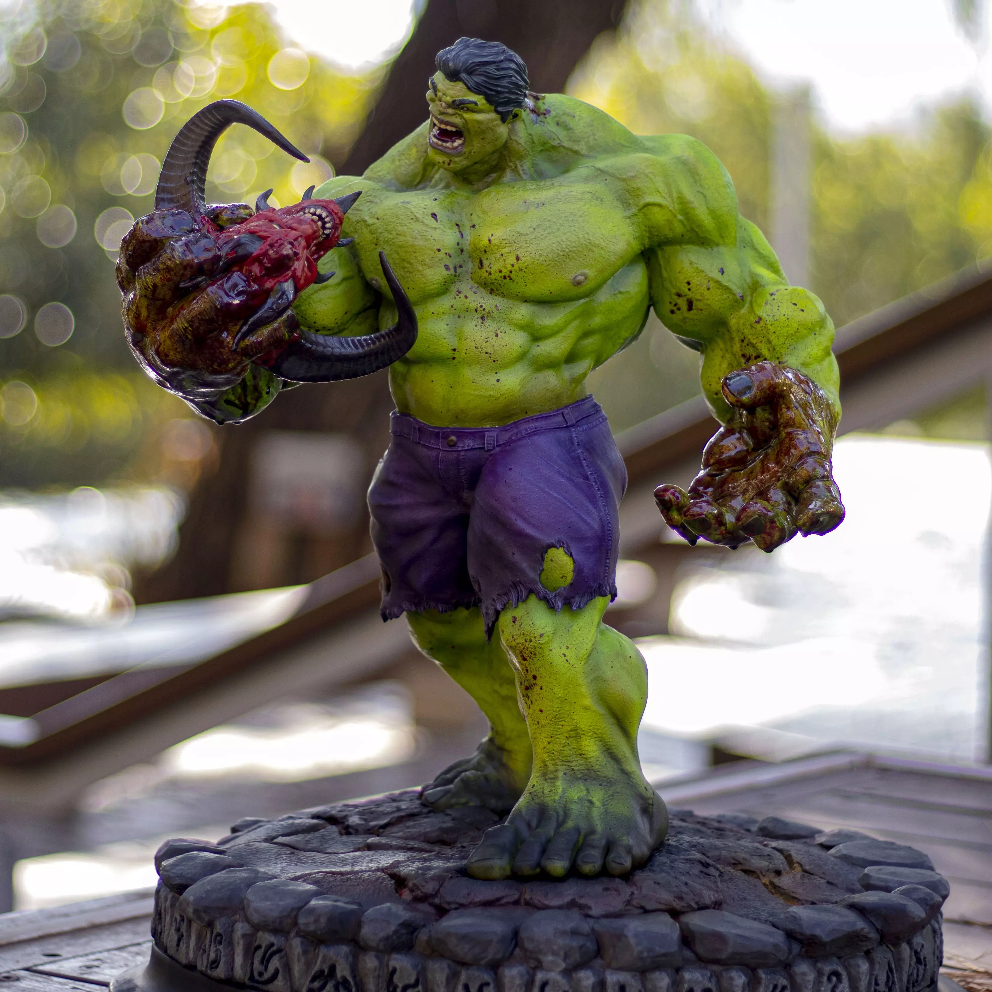 Hulk Vs Diablo 3D print model_0