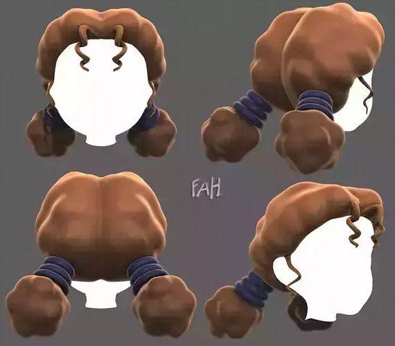 Base Hair for girl V36