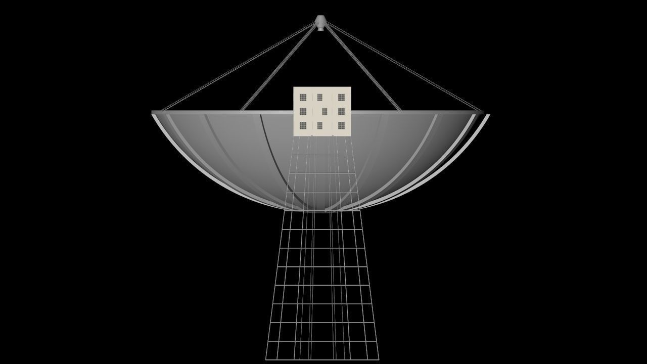 Radio telescope 3D model_1