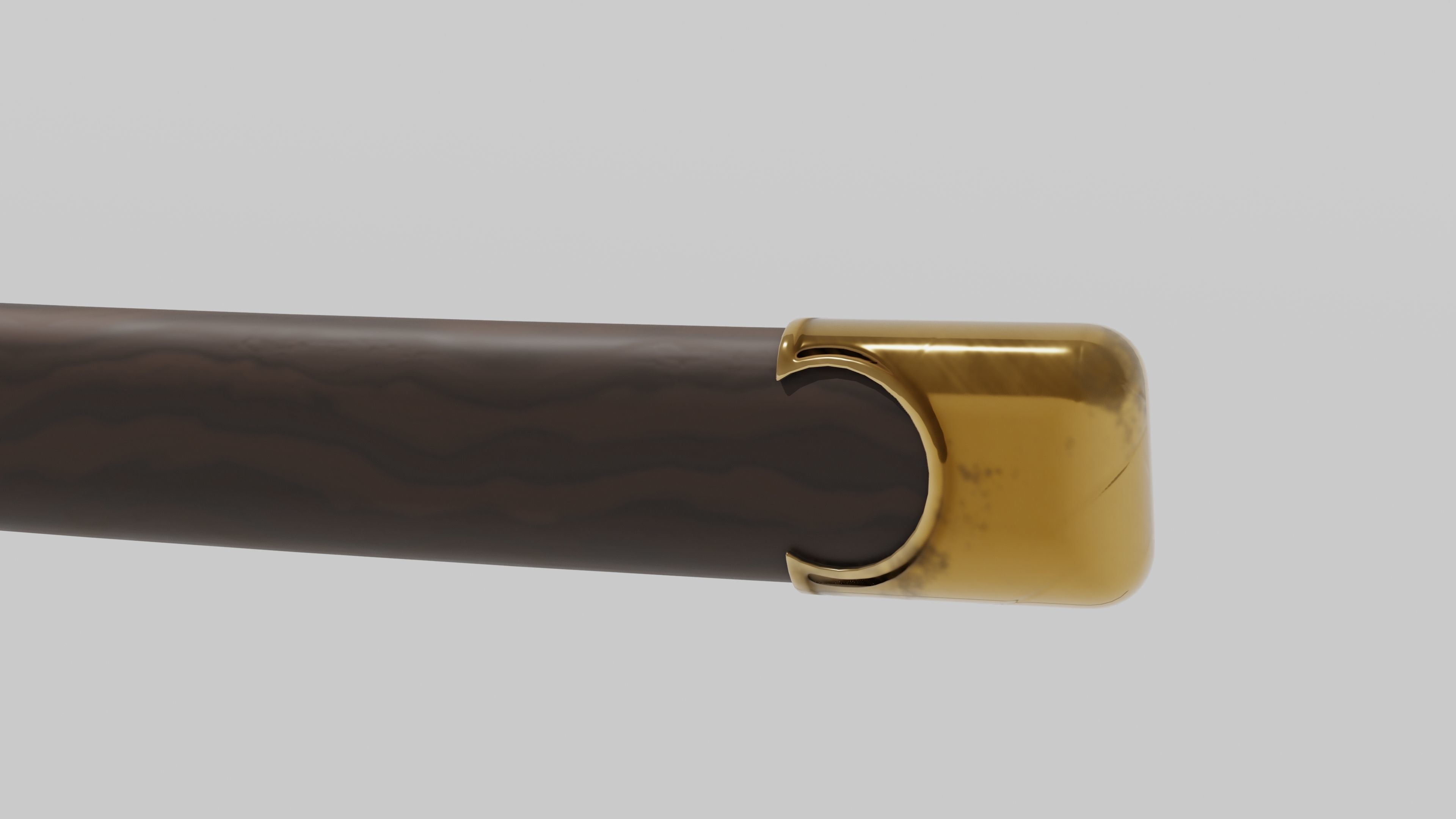 Japanese Furniture Kit - 3 Swords kit Low-poly 3D model_16