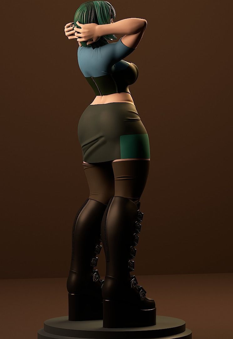 Gwen Total drama island 3D print model_2