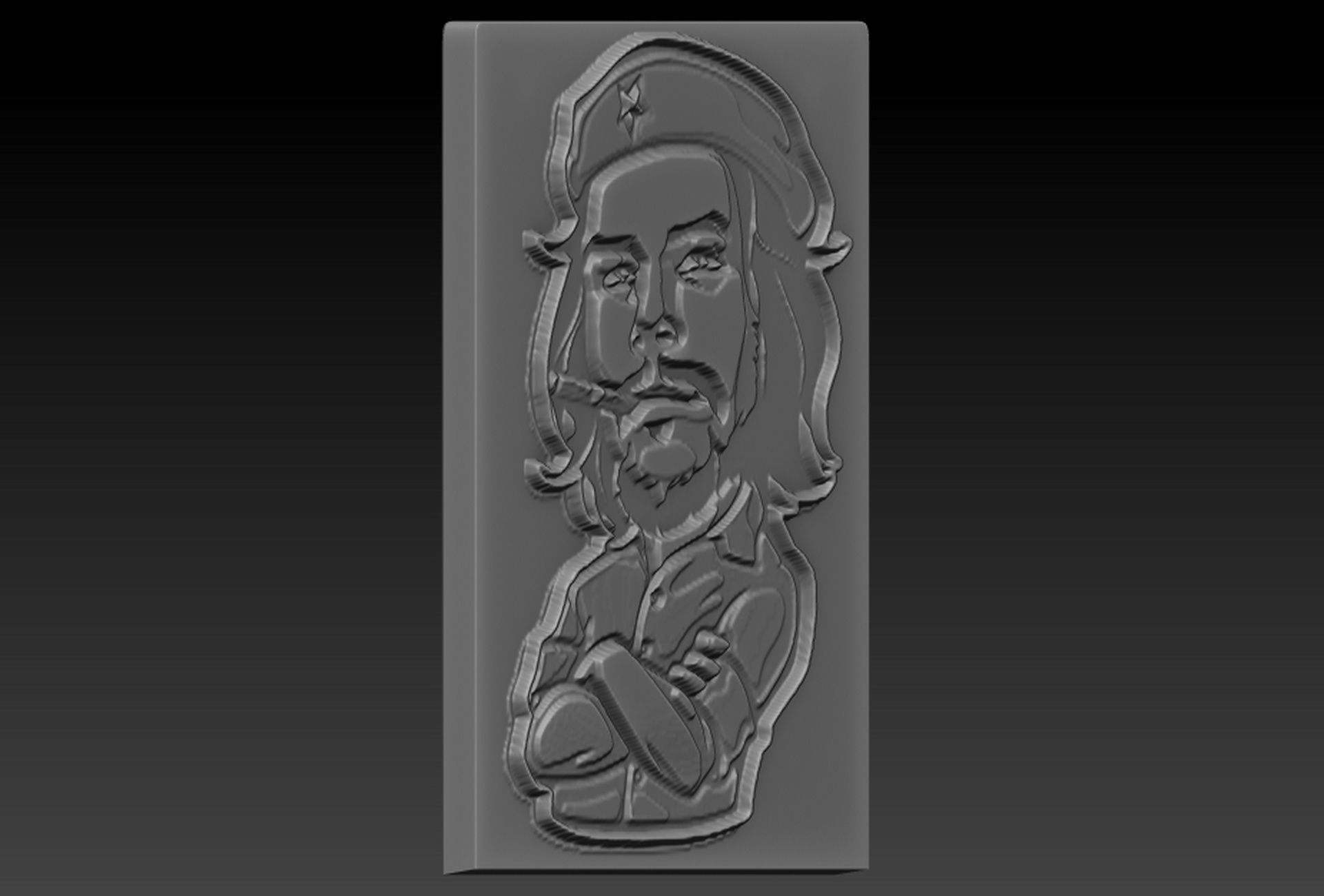 Che-Che figurine of che guevara 3D print model_1
