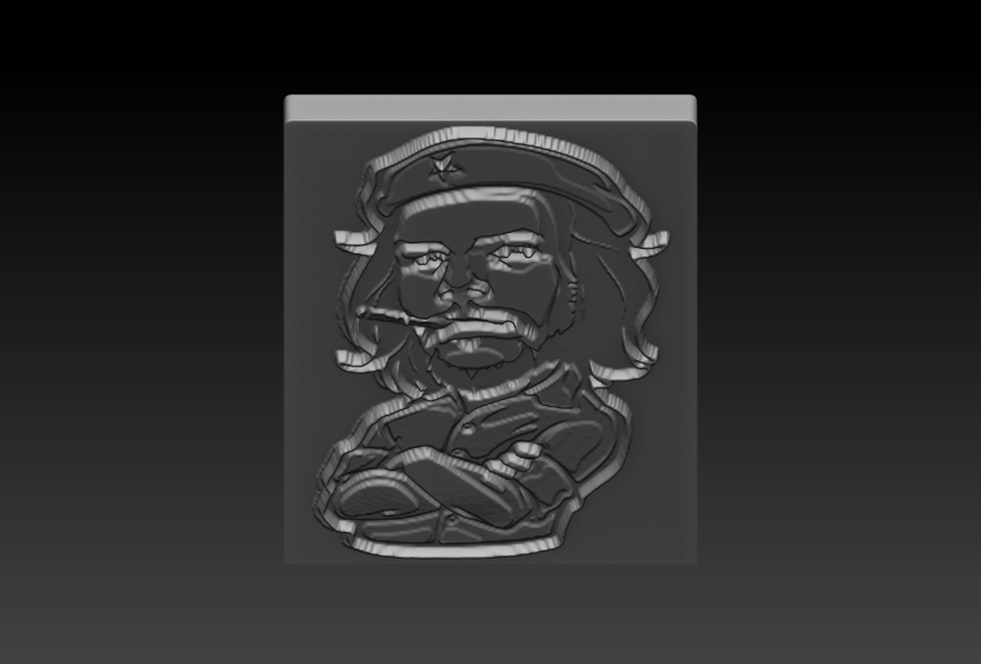 Che-Che figurine of che guevara 3D print model_4