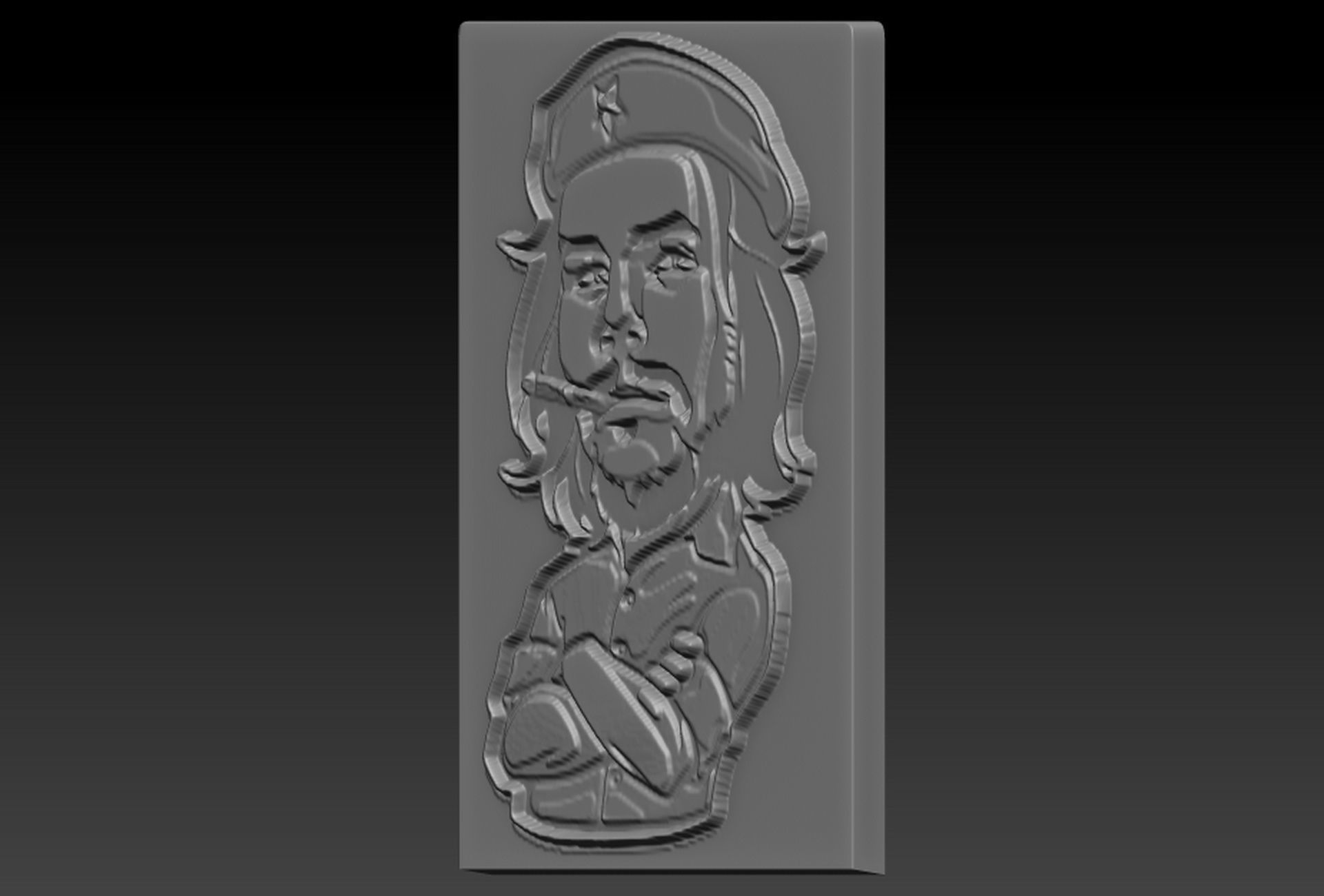 Che-Che figurine of che guevara 3D print model_2