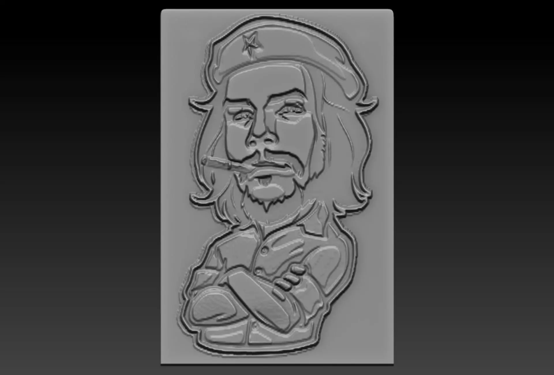 Che-Che figurine of che guevara 3D print model_0