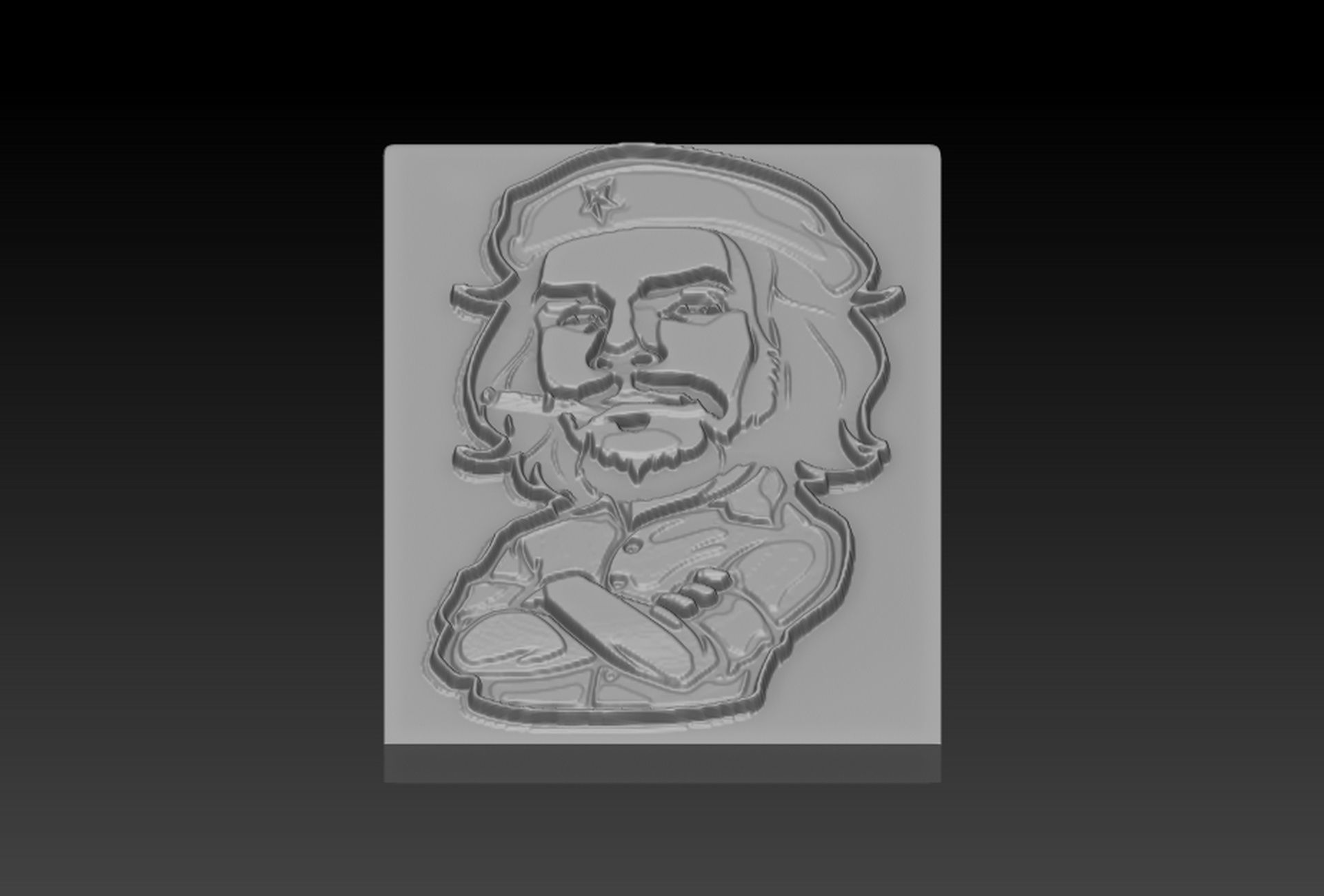 Che-Che figurine of che guevara 3D print model_3