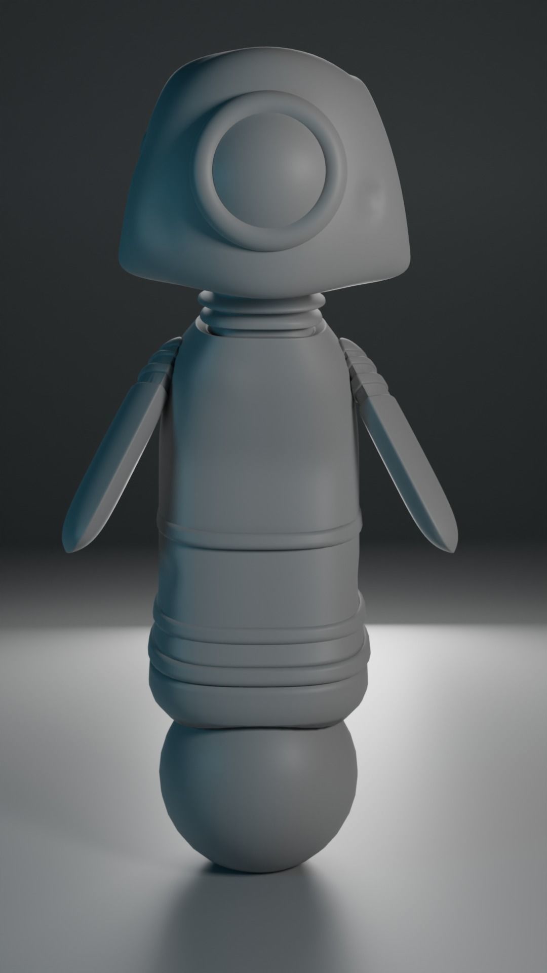 Robot Character Technology Futuristic Droid Free 3D model_9