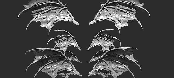Bat Wings Collection 1 3D model