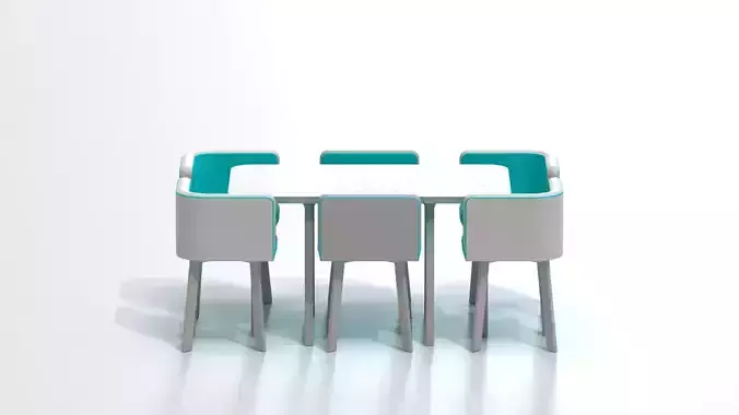 dining chairs and rectangular table