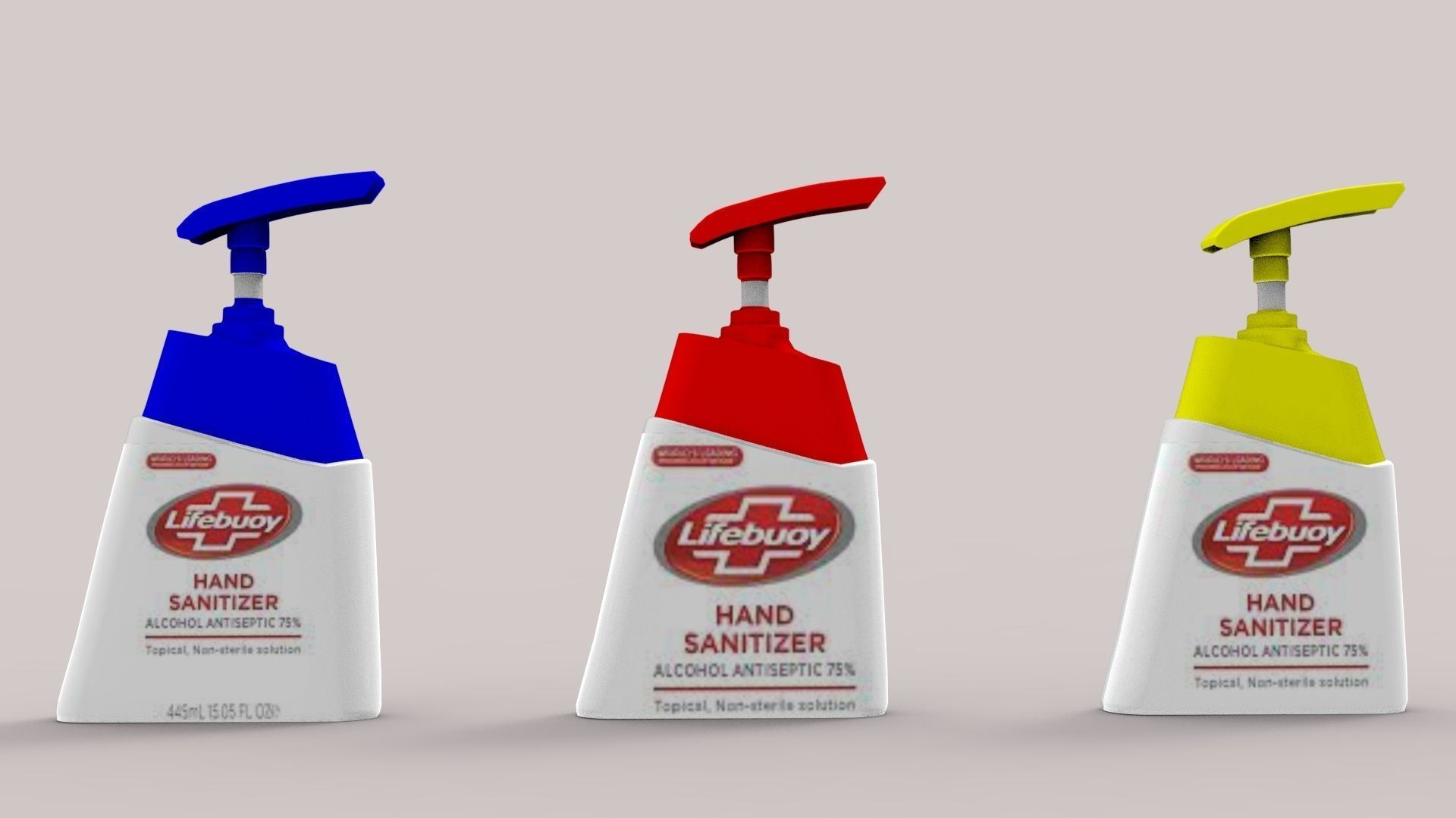 Lifebuoy hand wash Free 3D model_1