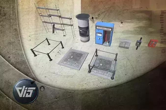 Vintage Street Props