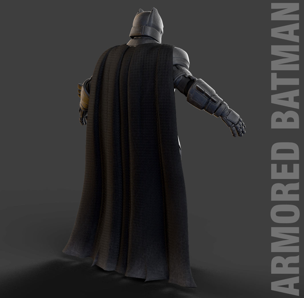 Armored Batman 3D model_1