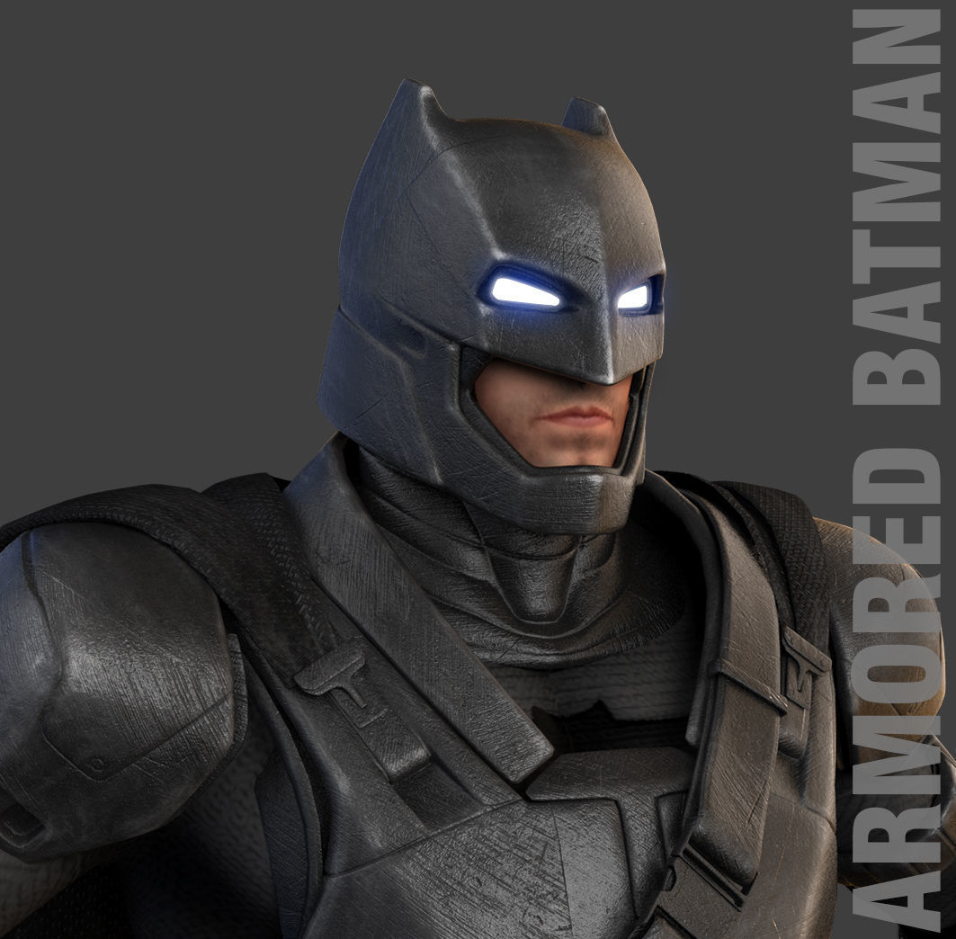 Armored Batman 3D model_2