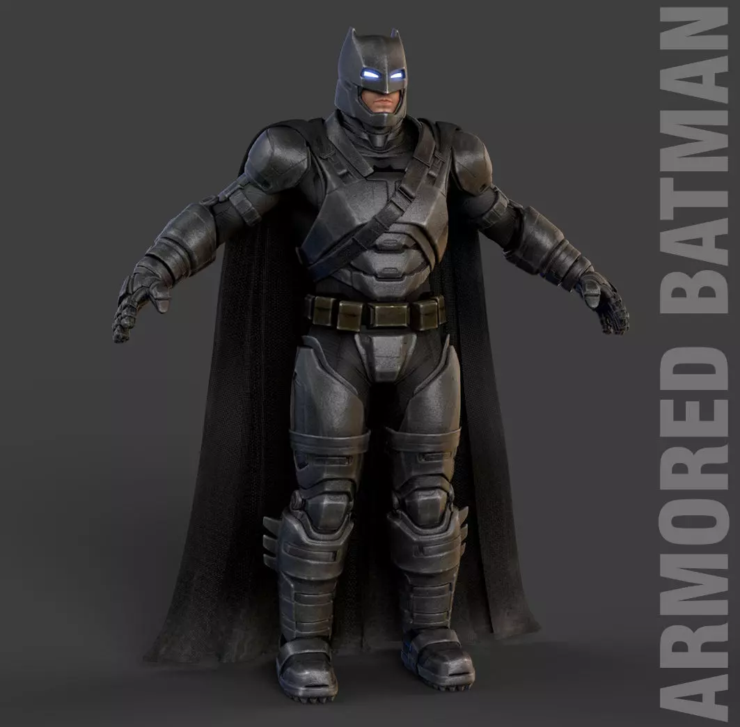 Armored Batman 3D model_0