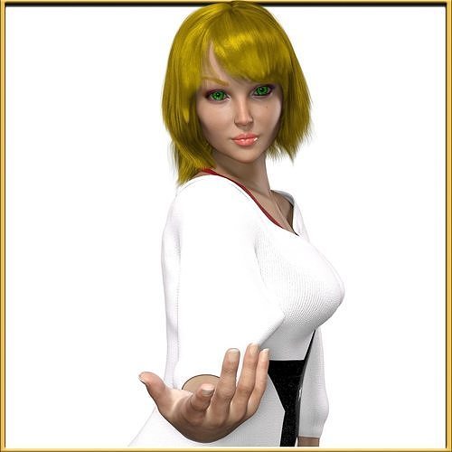 Full Anatomy Girl Alice 3D model
