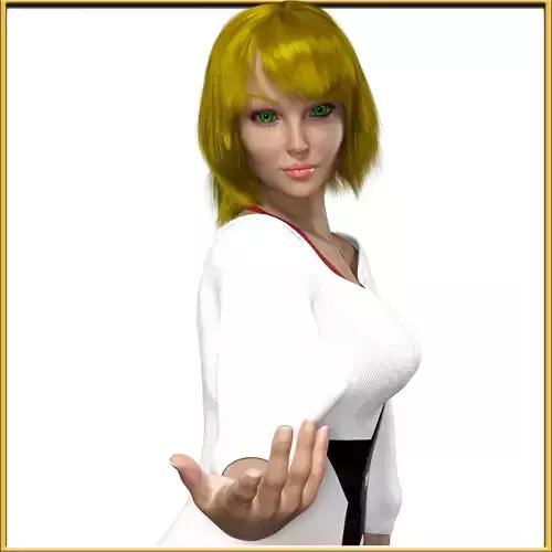 Full Anatomy Girl Alice 3D model