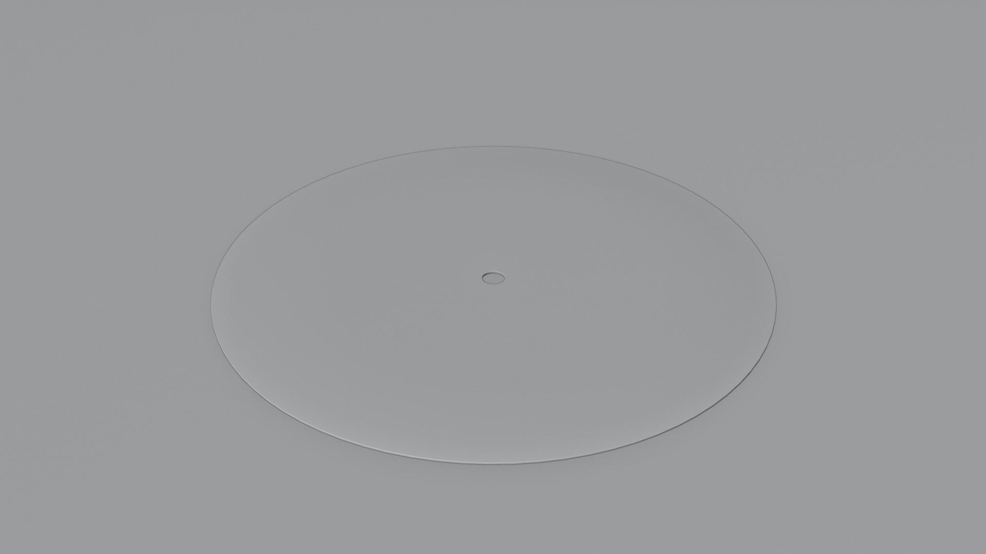 Retro Vinyl Disk with 4K Textures Low-poly 3D model_2