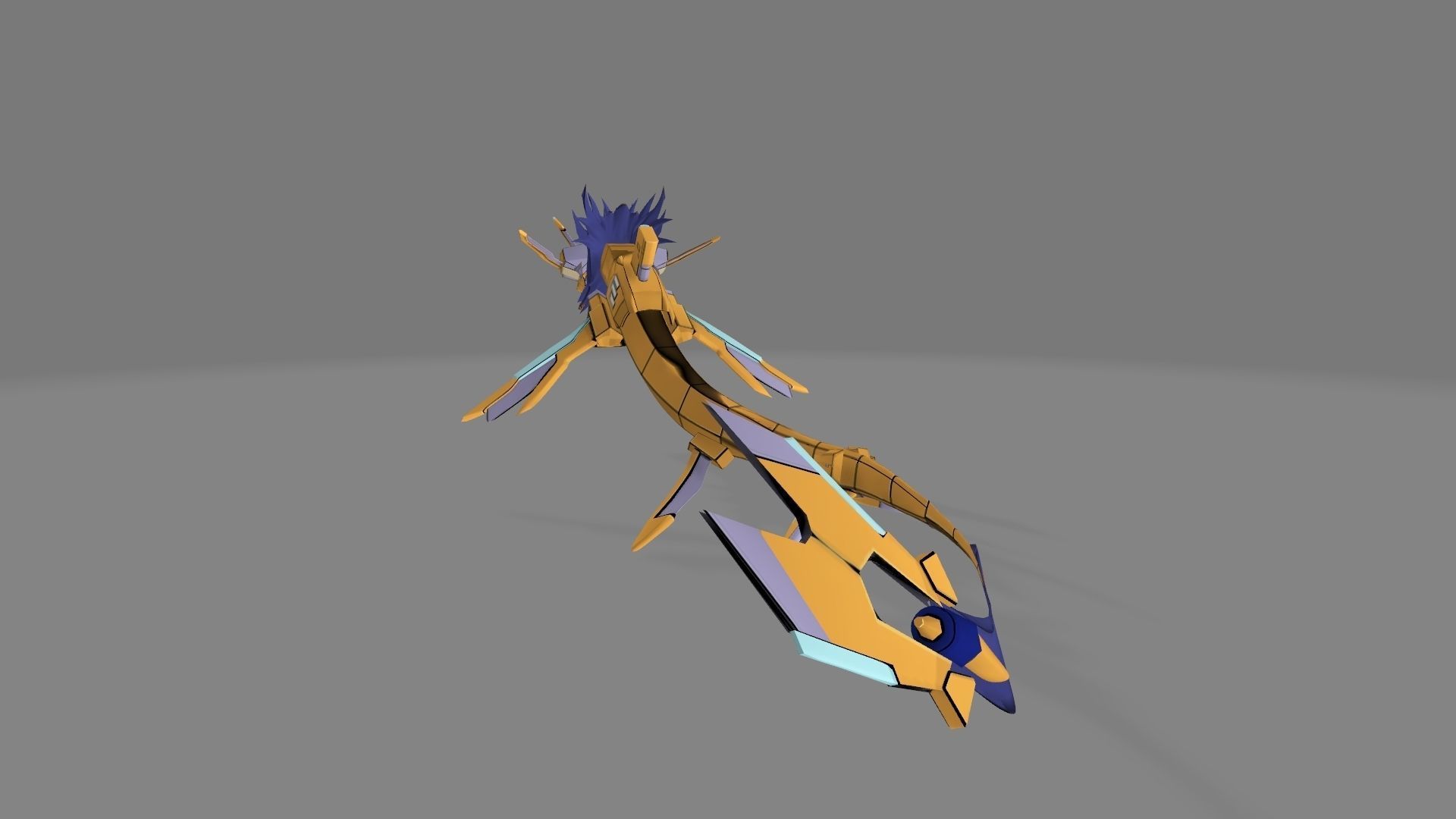 GigaSeadramon dragon 3D print model_3