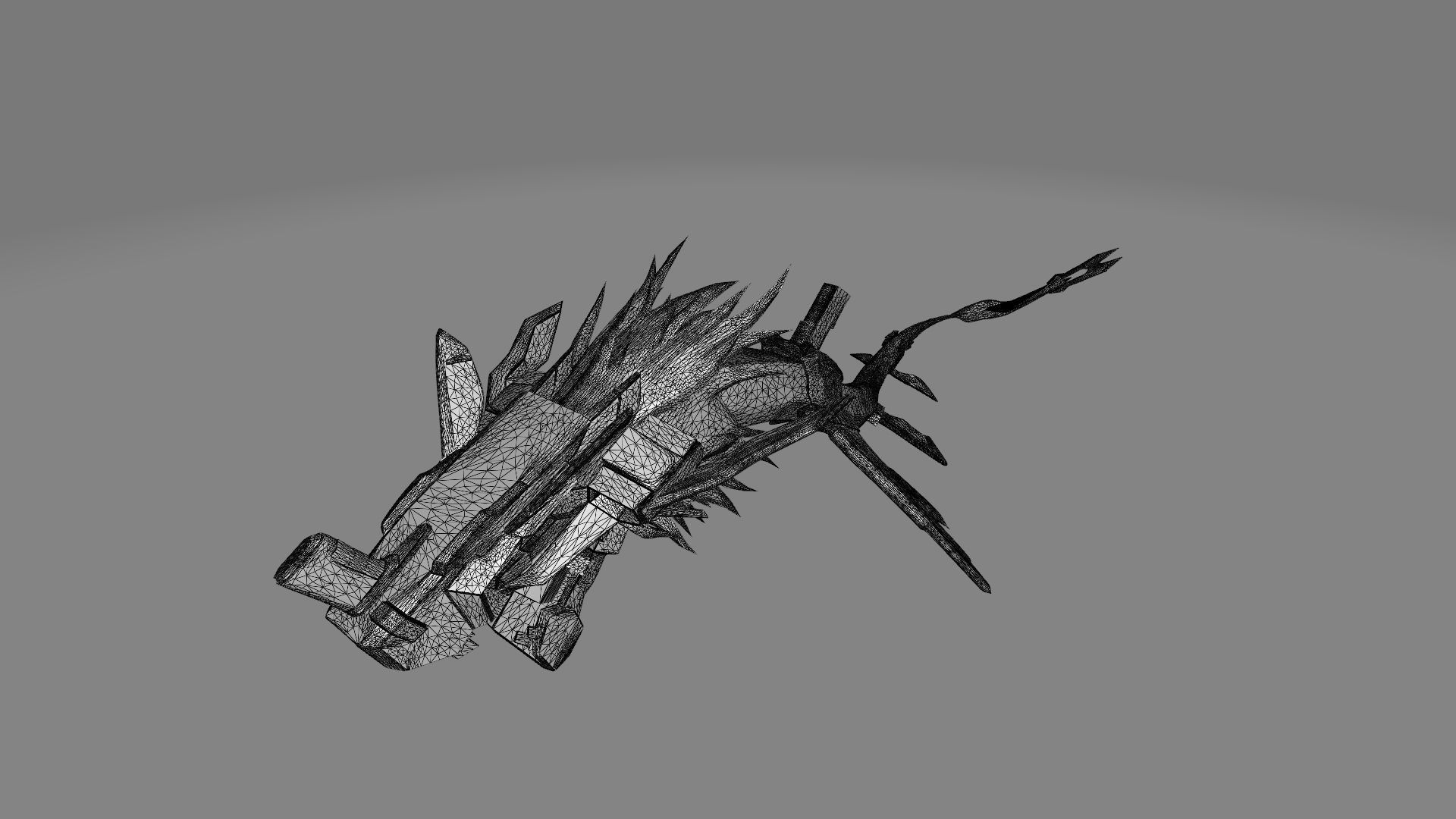 GigaSeadramon dragon 3D print model_17