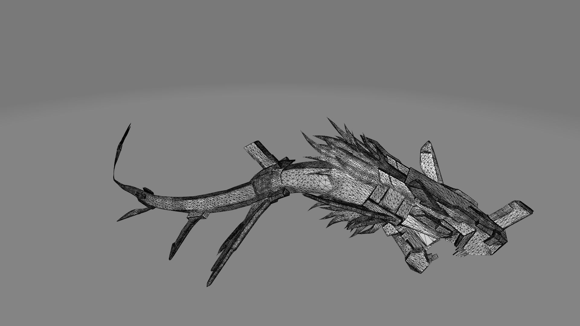 GigaSeadramon dragon 3D print model_16