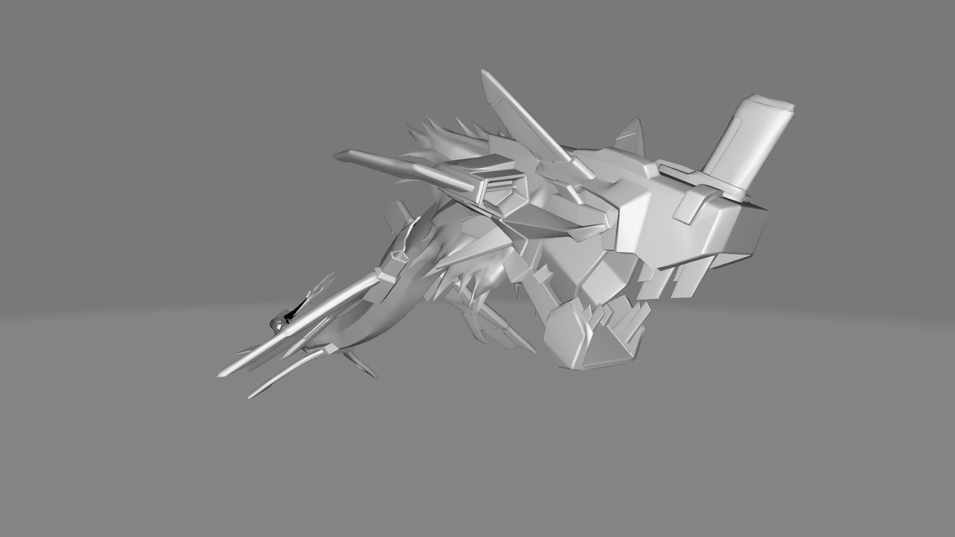 GigaSeadramon dragon 3D print model_14