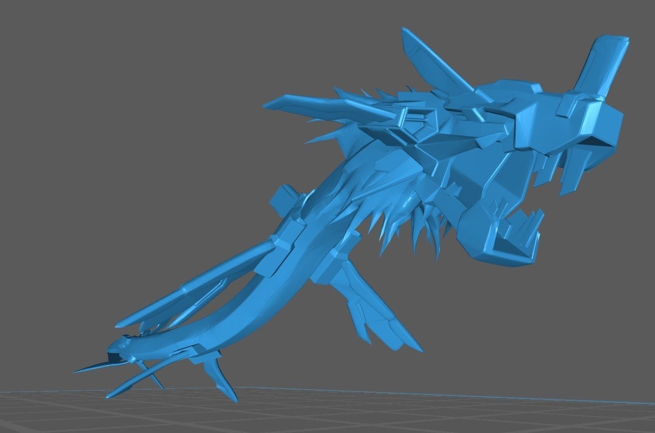GigaSeadramon dragon 3D print model_18