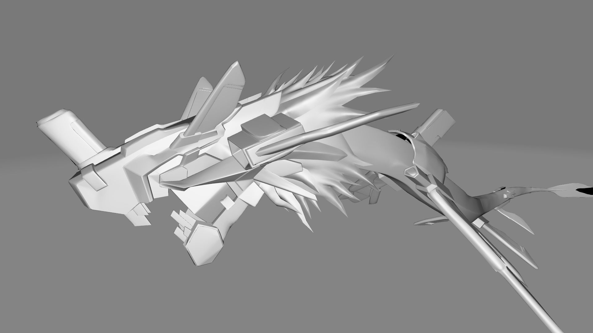 GigaSeadramon dragon 3D print model_12