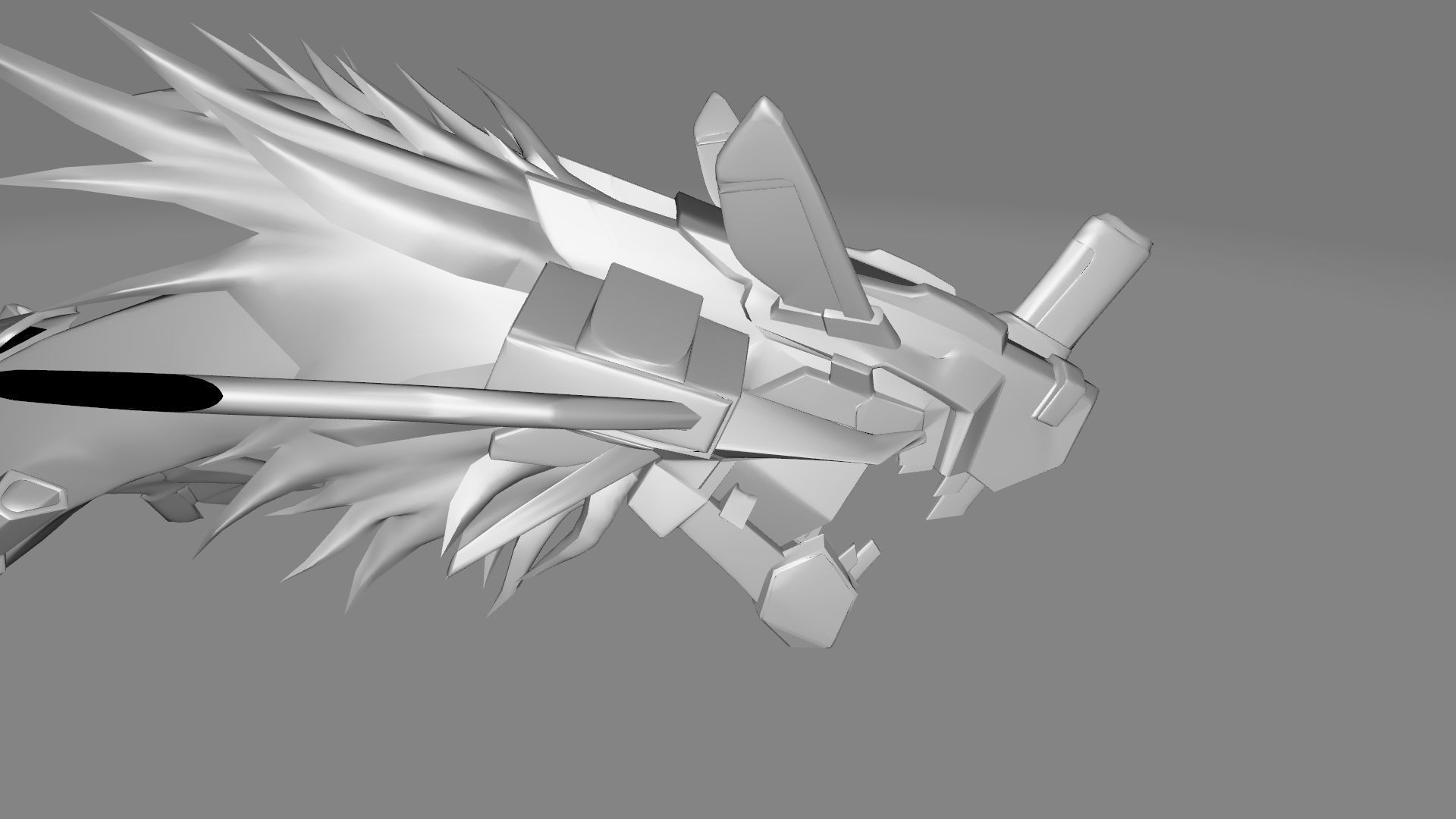 GigaSeadramon dragon 3D print model_11