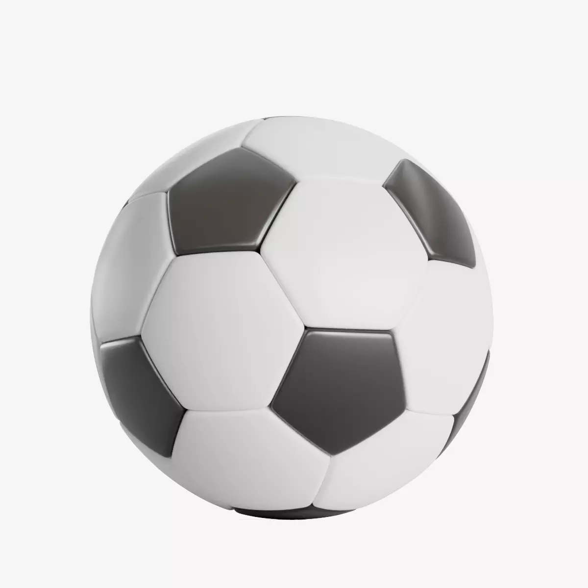 Soccer Ball Free low-poly 3D model_0