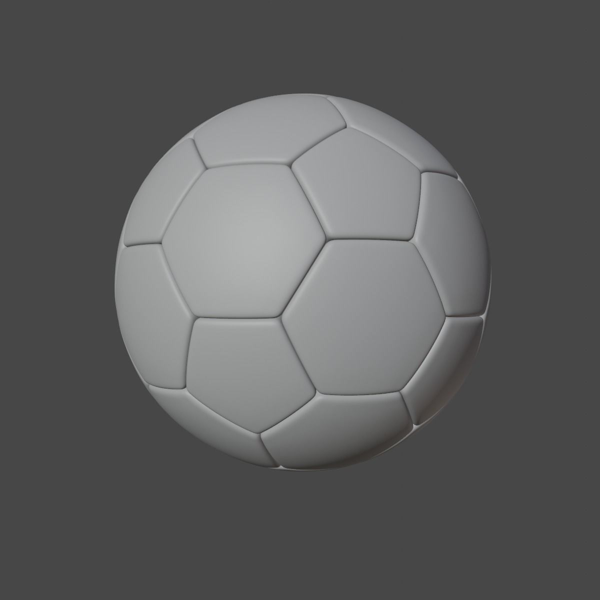 Soccer Ball Free low-poly 3D model_5