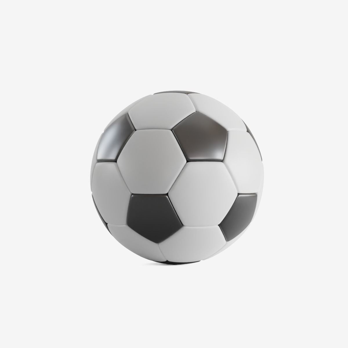 Soccer Ball Free low-poly 3D model_1