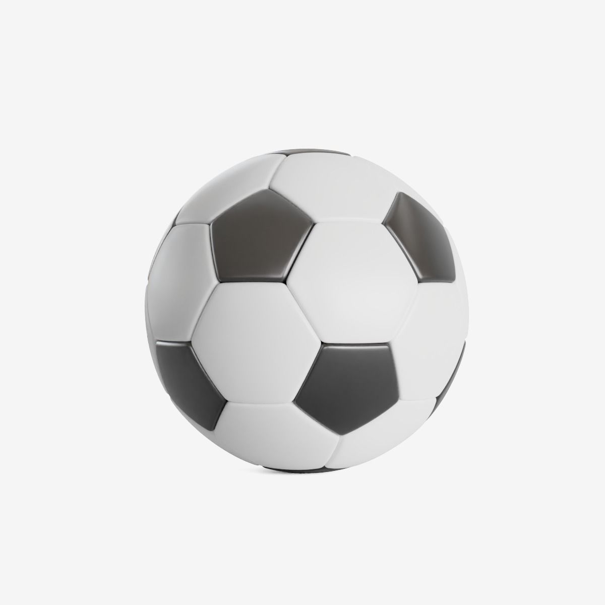 Soccer Ball Free low-poly 3D model_3