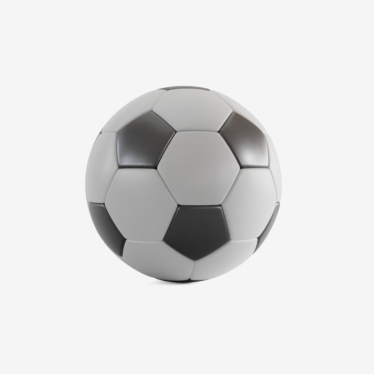 Soccer Ball Free low-poly 3D model_2