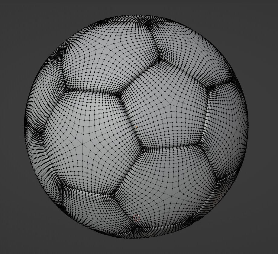 Soccer Ball Free low-poly 3D model_6