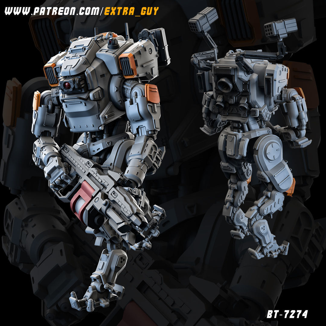 BT-7274 3D Printable 100mm 3D print model_2