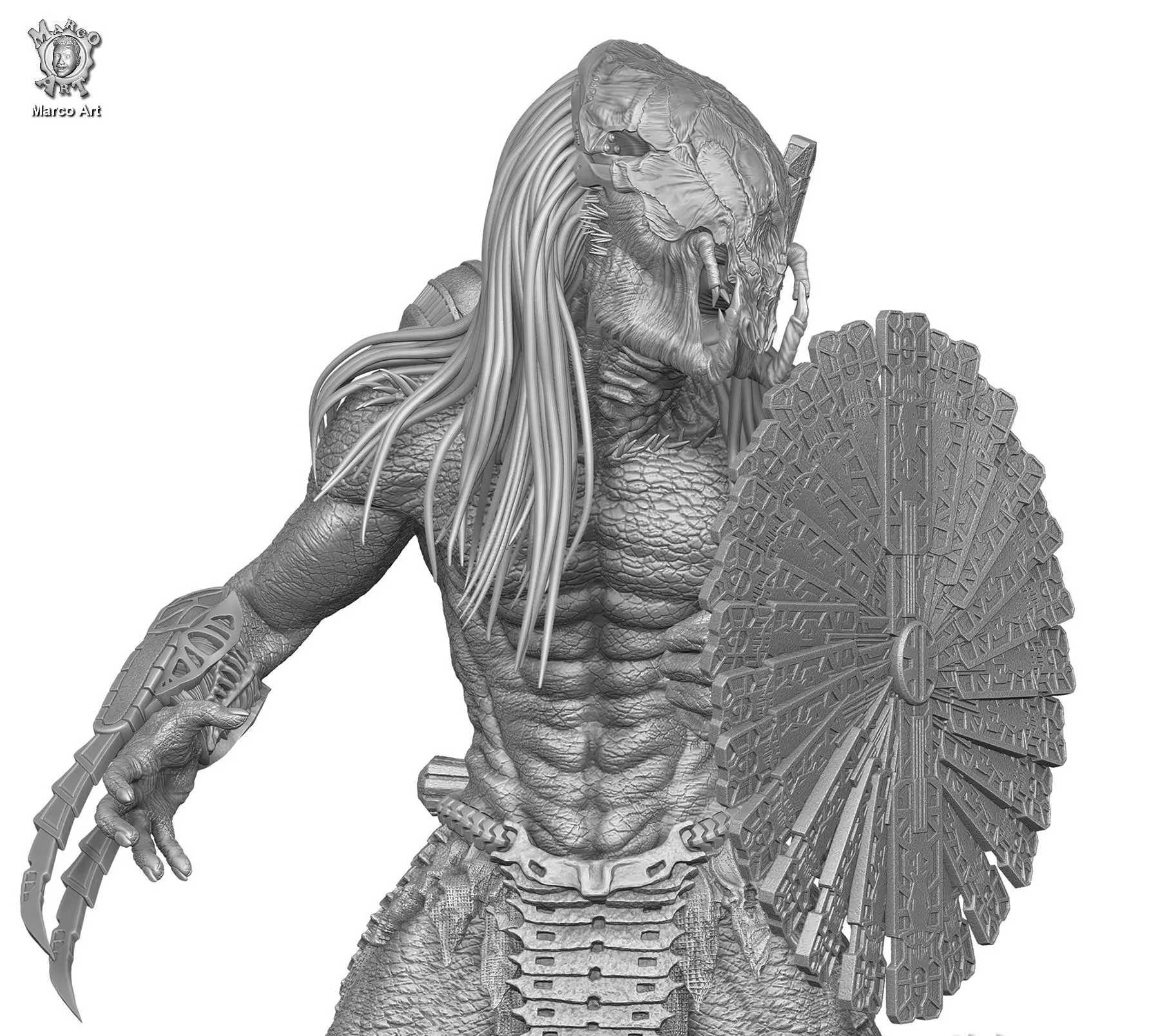 Prey Predator stl file  3D print model_0