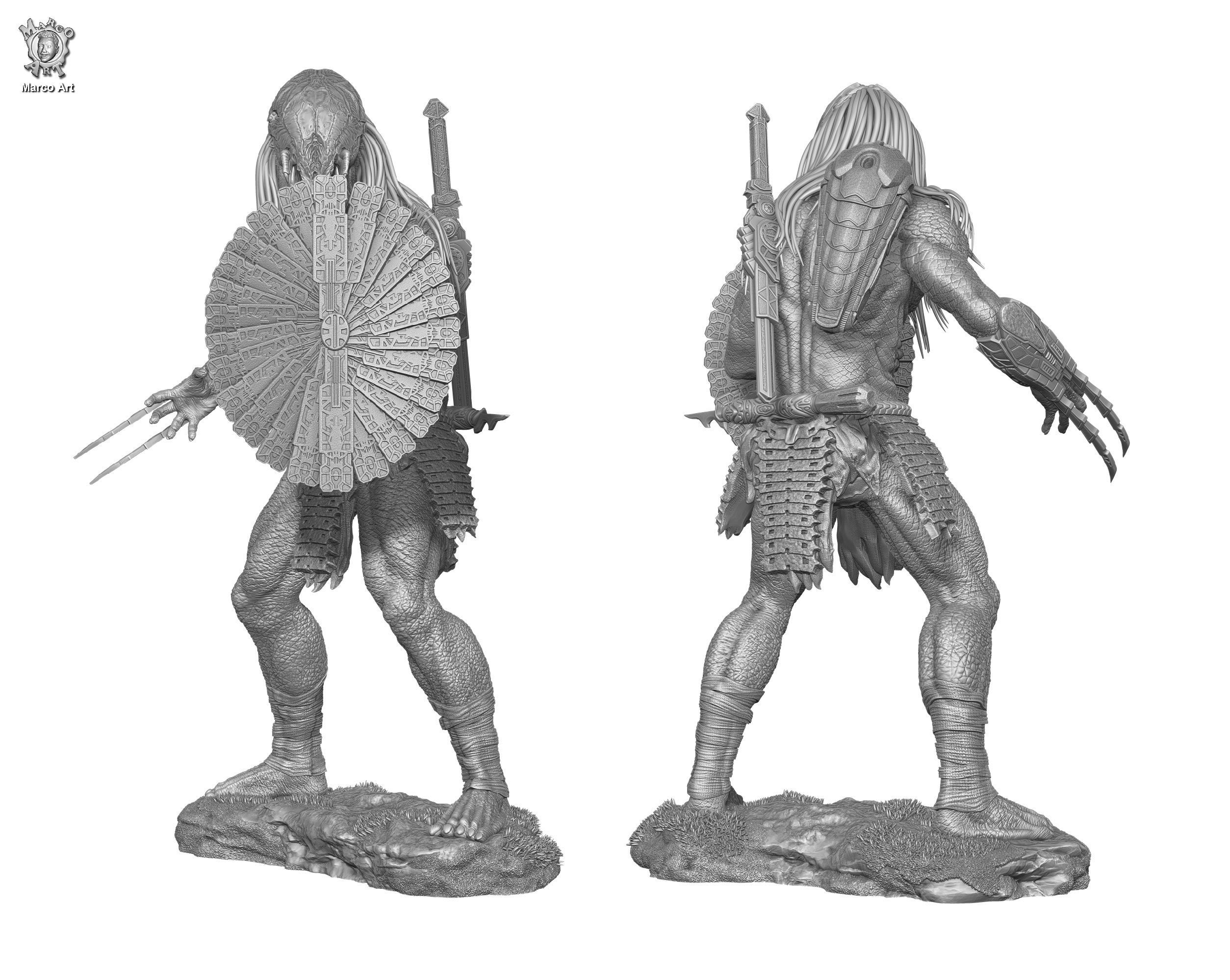 Prey Predator stl file  3D print model_1