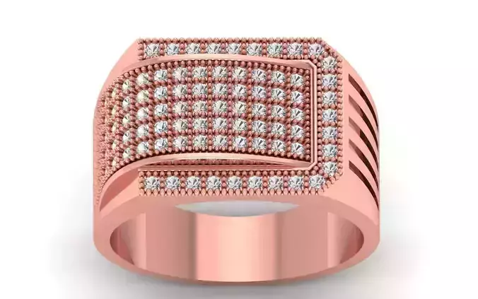 Solitaire Wedding Engagement Men Ring