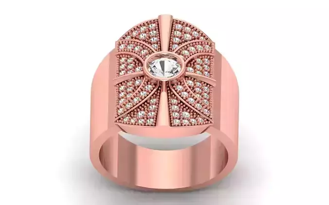 Solitaire Wedding Engagement Men Ring