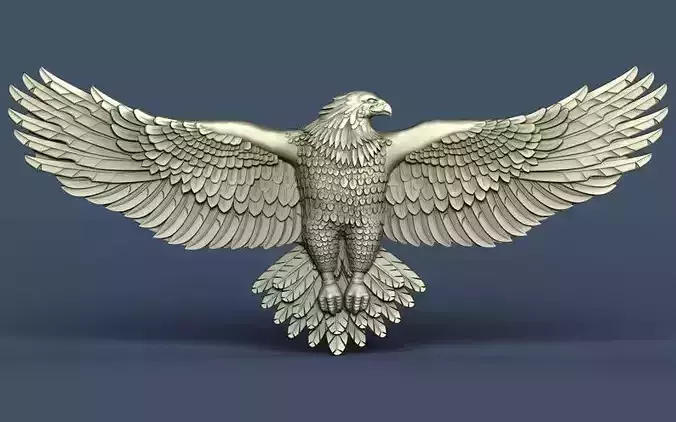 American eagle 3D STL Model for Machine Relief 3D model American eagle 3D STL Model for Machine Relief 3D model