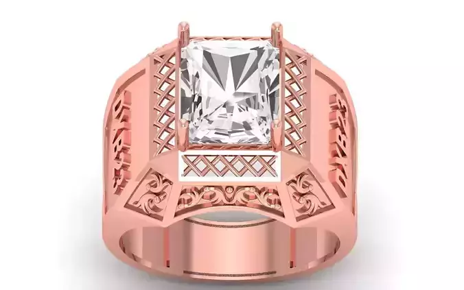 Solitaire Wedding Engagement Big Princess Stone Ring