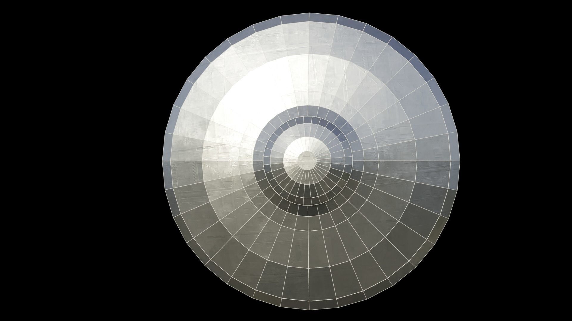 UFO Spaceship - Flying Saucer - Ovni - Nave Espacial  Low-poly 3D model_8
