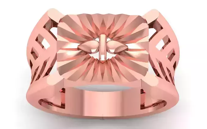 Solitaire Wedding Engagement Men Ring 3D print model
