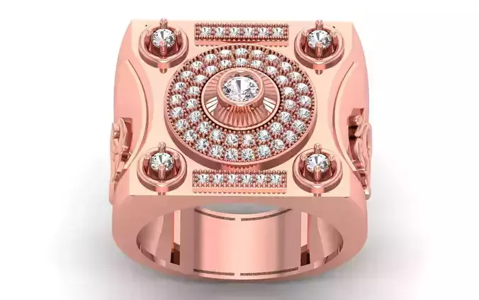 Solitaire Wedding Engagement Men Ring