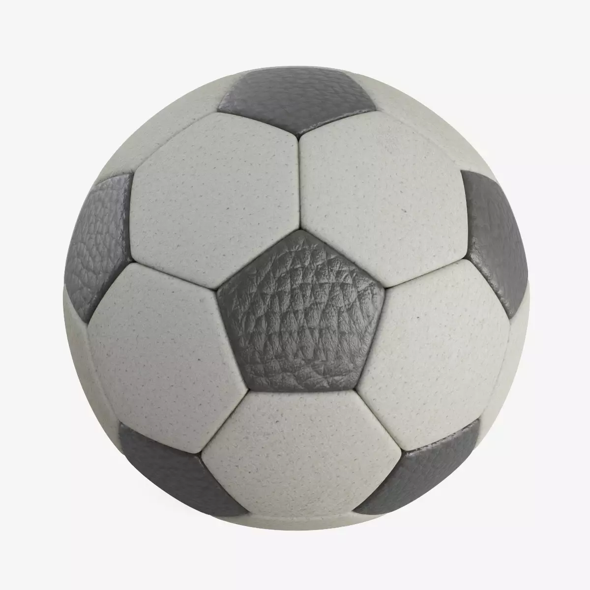 Soccer Ball Leather Style 3D model