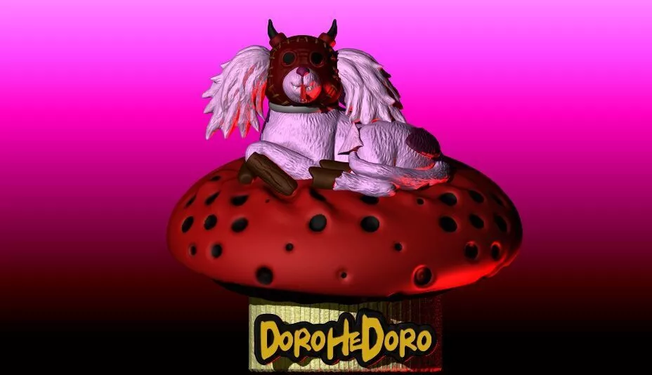 KIKURAGE DOROHEDORO 3D print model