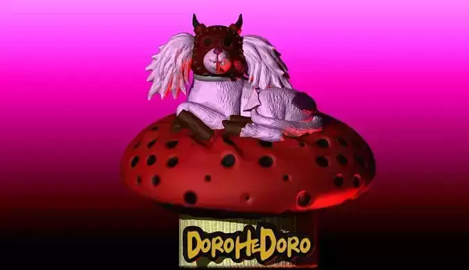 KIKURAGE DOROHEDORO 3D print model