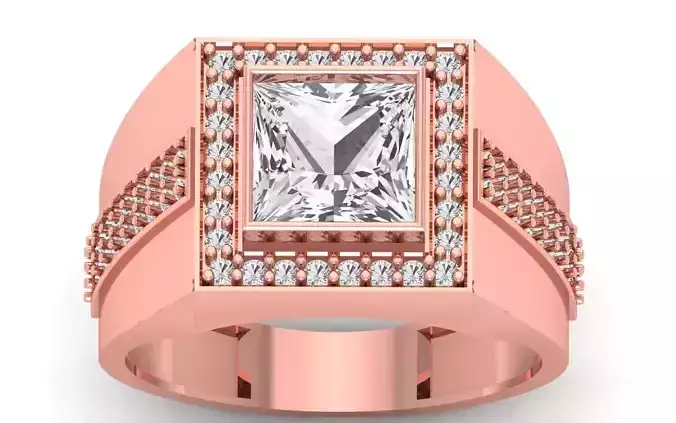 Solitaire Wedding Engagement Big Princess Stone Ring